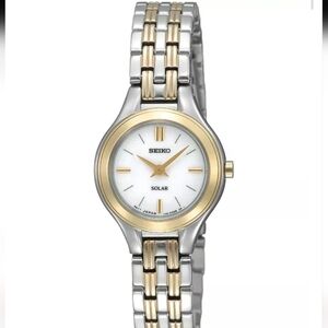 Seiko Solar Woman's Two Tone  Watch